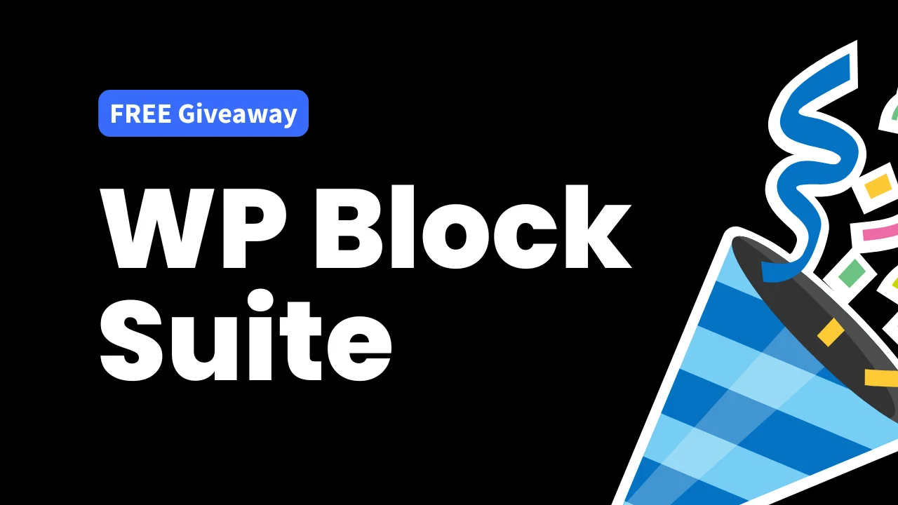 WP Block Suite Giveaway